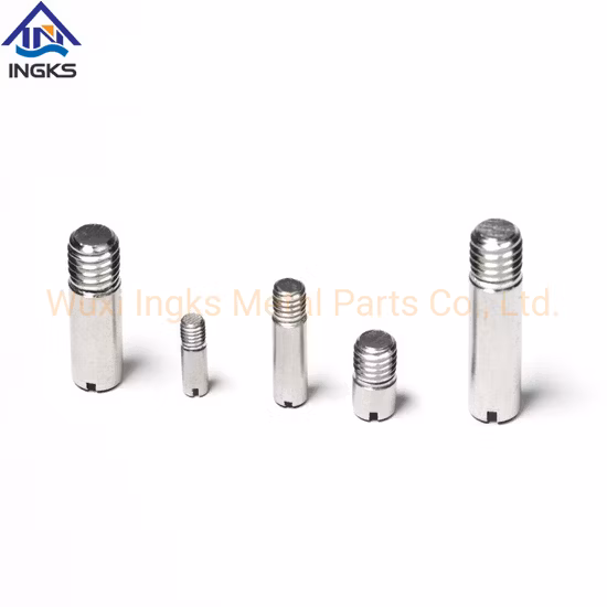 Factory Direct Stainless Steel Plain Pull Slotted Dowel Pin with External Thread