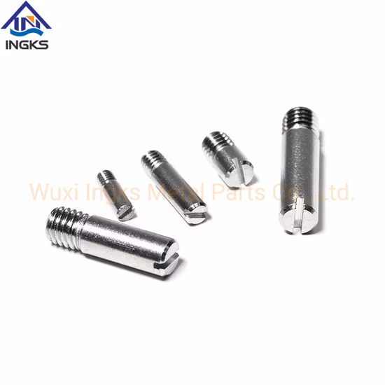 Factory Direct Stainless Steel Plain Pull Slotted Dowel Pin with External Thread